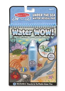 Water Wow under the sea themed water reveal pad and water pen by Melissa and Doug