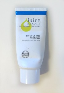 Juice Beauty oil free organic moisturizer safe zinc oxide tube