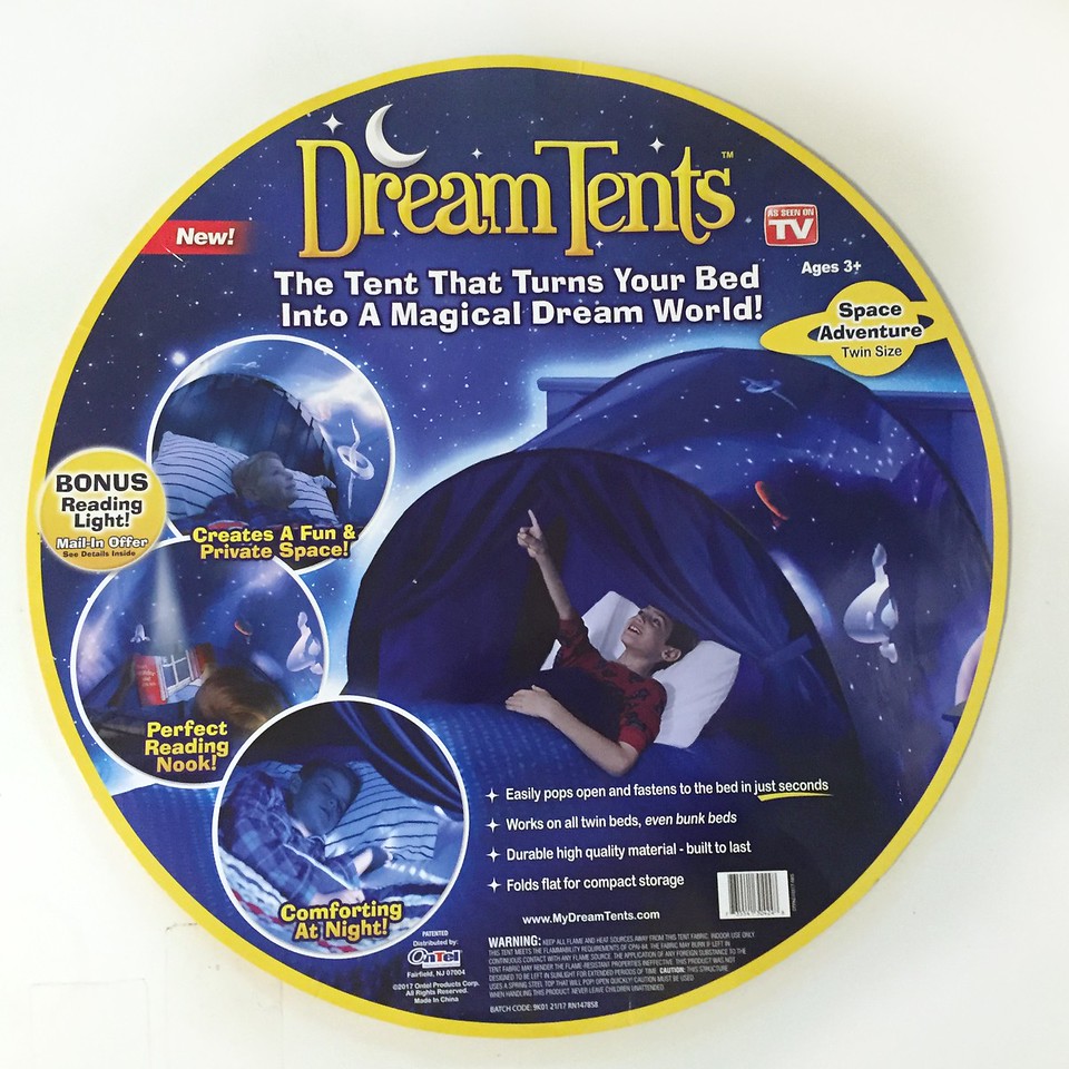 Dream Tent space adventure edition round packaging pop up tent for kid bed