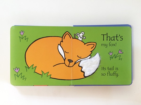 Last page of That's not my fox by Usborne touchy feel blue book