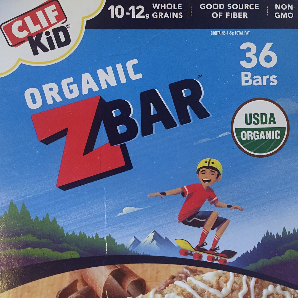 Clif Z Bar box front bulk 36 pack