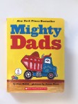 Mighty Dads construction vehicle board book by Joan Holub