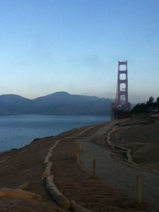 Golden Gate suspension bridge in San Francisco