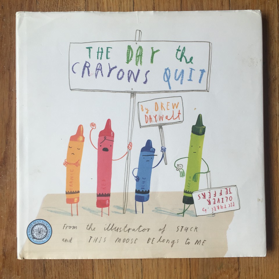 The Day the Crayons Quit cover by Oliver Jeffers