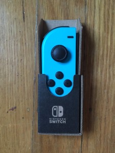 Nintendo switch labo controller in cardboard cutout