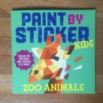 Paint by Sticker Kids Zoo Animals activity book numbered stickers