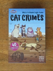 Cat Crimes logic brainteaser game kids from Thinkfun