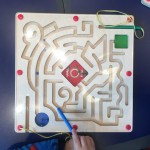 Lakeshore Learning magnetic mazes maze race board for young kids