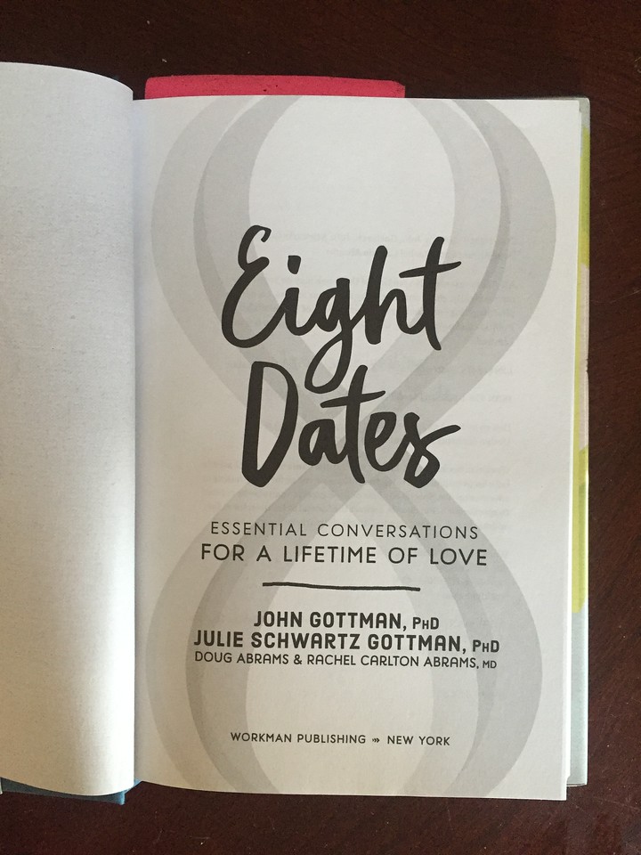 Eight Dates Essential Conversations for a Lifetime of Love by Dr. John Gottman Julie Schwarz Gottman