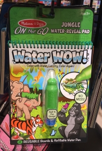 Water Wow! Jungle themed water reveal pad activity book