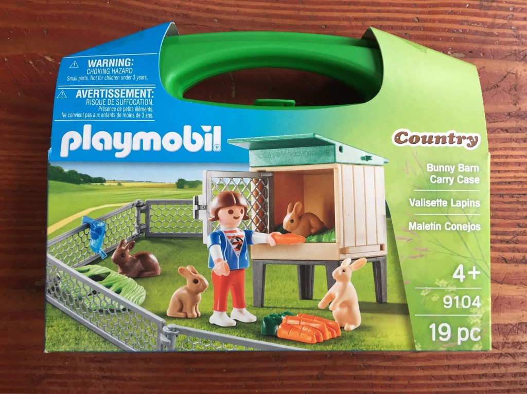 Playmobil Carry Case Playset Bunny Barn country series line toys in carrying case