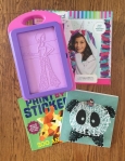 Melissa & Doug fashion design art kit, Make It Real Unicorn Hoodie blanket art kit, Paint by Sticker Kids book, string art pandacorn