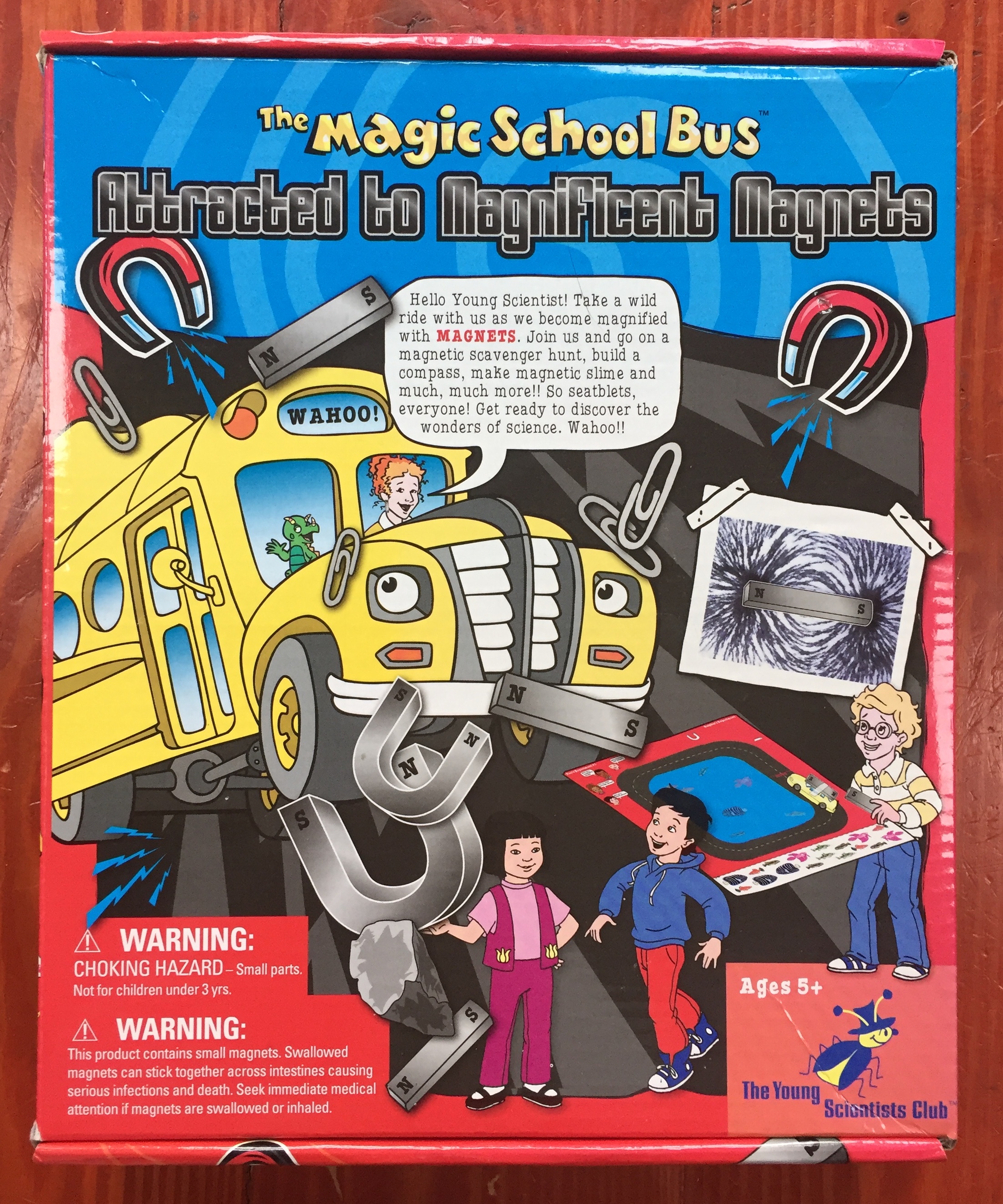 Magic School Bus Science Kit Attracted to Magnificent Magnets box front