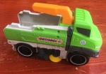 Matchbox Sweep and Keep truck picks up toys street sweeper