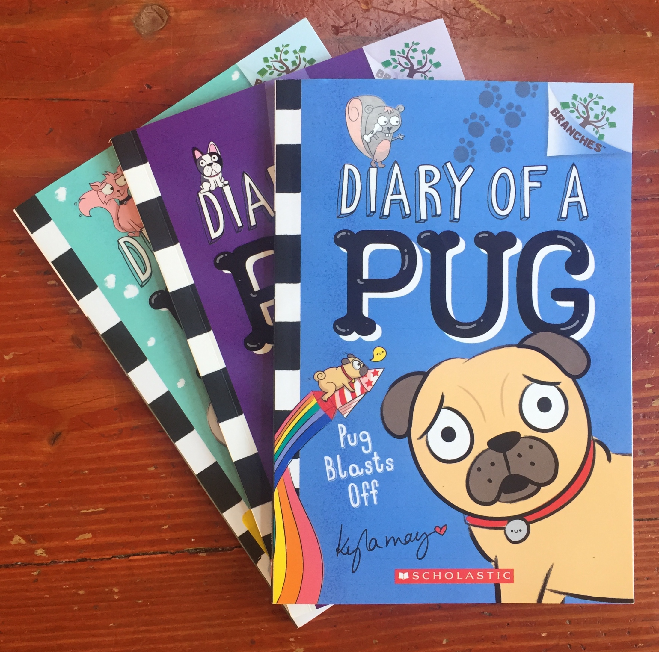 Diary of a Pug: Pug Blasts Off book one by Kyla May