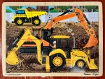 Melissa & Doug digger construction site 24 piece puzzle for kids