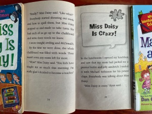 Miss Daisy Is Crazy! book chapter four pages and text