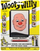 Wooly Willy toy bald guy with magnetic shavings and stylus
