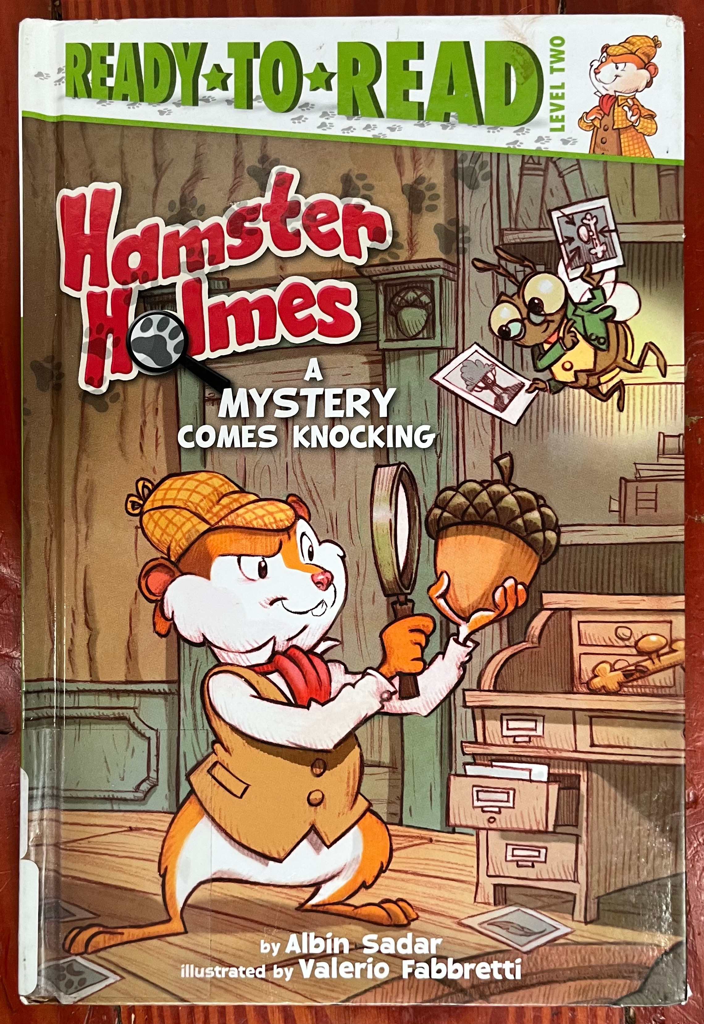 Hamster Holmes: A Mystery Comes Knocking easy reader book for kids ready to read by Albin Sadar