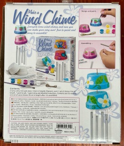 Make a Wind Chime kit for kids back of box