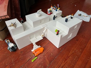 IKEA LEGO Bygglek boxes in creation