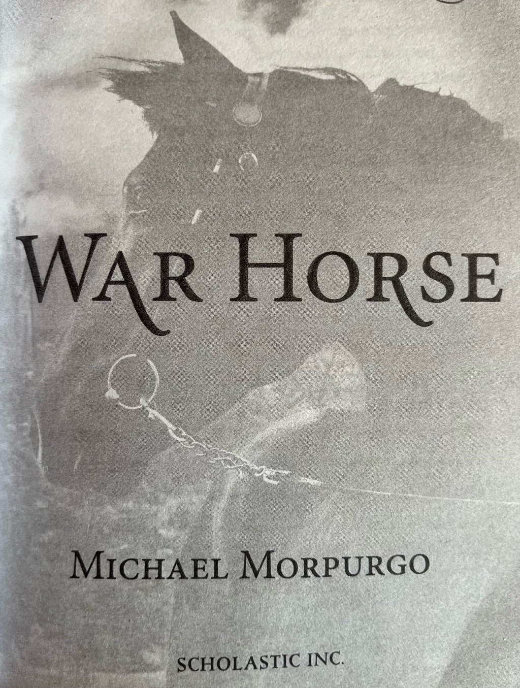War Horse historical fiction World War I book for kids cover page