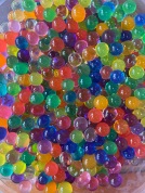 Water beads in rainbow colors