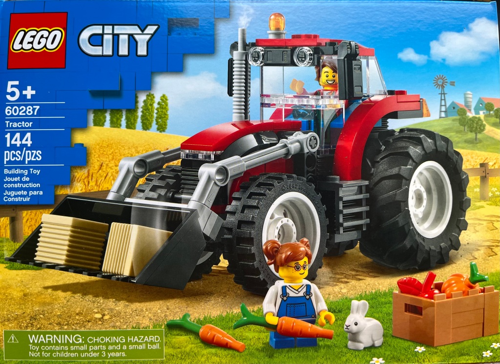 LEGO City Tractor set 144 pieces box