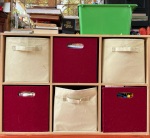 Closetmaid six cube storage shelf organizer with bins for organizing any space
